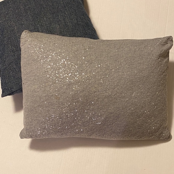 Gray Sparkle Throw Pillow - Picture 2 of 6